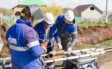 В селе Сосновый Солонец Самарской области построены распределительные газопроводы